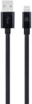 Dviced Cable USB-A to Lightning Nylon Textile 0, 25m - Black (DV120001)