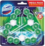 Domestos Odorizant toaleta Domestos Power 5 Toilett Rim Block Pine 3x55g - pcone