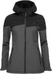 Zooplements Women's Loap Ludysa női softshell kabát sötétszürke, M fekete|szürke