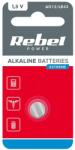 Rebel BAT0192 Alkáli gombelem AG12/LR43, Rebel Extreme, 1db/bliszter (BAT0192)