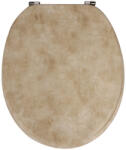 FROGEE MDF WC ülőke - Rozsdamentes zsanérokkal - TRAVERTIN (GH-TS-MDF-C09)