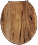 FROGEE MDF WC ülőke - Rozsdamentes zsanérokkal - RUSTIC OAK (GH-TS-MDF-C14)