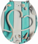 FROGEE MDF WC ülőke - Rozsdamentes zsanérokkal - ROPEHEART (GH-TS-MDF-C06)