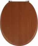 FROGEE MDF WC ülőke - Rozsdamentes zsanérokkal - CHERRY (GH-TS-MDF-C10)