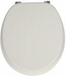 FROGEE MDF WC ülőke - Rozsdamentes zsanérokkal - FEHÉR (GH-TS-MDF-WH)