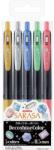 Zebra Sarasa Clip 0, 5 Decoshine 5 Colour Set zselés toll (37860) - tintasziget