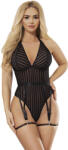 Subblime Bodystockings SUBBLIME - fekete combfixes testharisnya [L/XL]