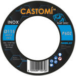 iweld CASTOMÍ INOX lamellás csiszolótárcsa F29 kúpos 115x22, 2 P60Z (2FDIF2922115P60Z)