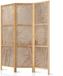 Fabulo 3 részes fa paraván - Arany pálmák