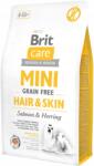 Brit Száraz Kutyaeledel kutyáknak Brit Care Mini Hair Skin lazac heringgel 2 kg