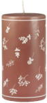 Unipar Кафява свещ , време на горене 87 h Fleur - Unipar (Fleur Terracotta Pillar 80x150)