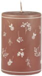 Unipar Кафява свещ , време на горене 30 ч. Fleur - Unipar (Fleur Terracotta Pillar 60x70)