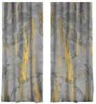 Mila Home Завеси в сиво-златисто в комплект от 2 броя 140x260 cm - Mila Home (Rh-PerdeCift-7193-260)