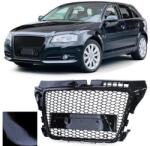  AUDI A3 8P facelift 2008-2013 lakkozott fekete RS stílusú hűtőrács