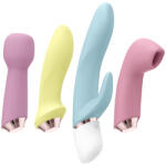 Satisfyer Marvelous Four - akkus vibrátor készlet (4 részes) - lolipop