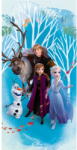 Jerry Fabrics Синя памучна детска кърпа 70x140 cm Frozen "Blue" - Jerry Fabrics (19TW141)