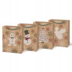 MFP karácsonyi táska L Lux Kraft mix V10 (260x320x138) 5252720