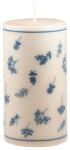 Unipar Бежова свещ , време на горене 87 h Fleur - Unipar (Fleur Ivory Pillar 80x150)