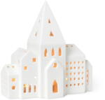 Kähler Design Бял керамичен свещник Urbania Lighthouse City - Kähler Design (693521)