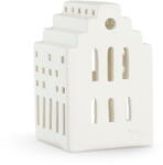 Kähler Design Бял керамичен фенер Дълга църква, височина 10 cm Urbania Lighthouse Long Church - Kähler Design (691061)