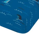Catherine Lansfield Син еластичен единичен детски чаршаф 90x190 cm Jawsome Shark - Catherine Lansfield (BD/59720/W/SFD/NB)