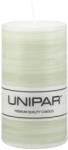 Unipar Светлозелена свещ, време на горене 40 h Finelines - Unipar (Finelines Green Pillar 60x110)