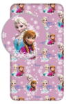 Jerry Fabrics Еластичен единичен памучен детски чаршаф 90x200 cm Frozen - Jerry Fabrics (23FT412)