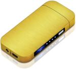 HARAHU TO-25709 elektromos öngyújtó USB töltéssel - Arany KP25709
