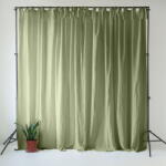 Linen Tales Светлозелено ленено перде 140x250 cm Sage - Linen Tales (LT-CURTNTIE-140x250-SA)