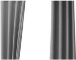 Mila Home Сива полуматова завеса 250x100 cm - Mila Home (HKG-PRL-LIGHTGRAY-100x250)
