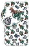 Jerry Fabrics Еластичен памучен детски чаршаф 90x200 cm Jurassic World "Roar" - Jerry Fabrics (21FT136)