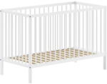 Vipack Бяло детско креватче от масивен бор 60x120 cm DINO - Vipack (DIBB6014)