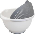 Metaltex Бяла купа с цедка 2в1 , Ø 28 cm - Metaltex (235112 000)