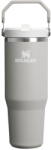 STANLEY Сиво-бежов термос от неръждаема стомана 890 ml IceFlow Flip Straw 2.0 Tumbler Ash - Stanley (100000108351)