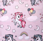  Textil szalvéta gyermekeknek - Színes Unikornis mintával - 30x30 cm