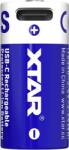 XTAR 16340 R-CR123 3.7V Li-ion 900mAh védett akkumulátor beépített USB-C töltéssel (6977699220320)