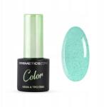 Cosmetics Zone Hibrid lakk hipo menta fekete szemcsékkel K002 Mint&Choc 7ml