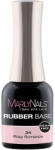 MarilyNails - RUBBER BASE - 34 - Rosy Romance - 7ml