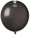 Gemar Metál lufi - fekete 48 cm 100 db