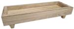  Fa tálca lábon natúr 32x12cm 36/#