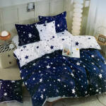 idealisotthon Star 4 részes kétoldalas ágyneműhuzat - sötétkék (IO-SY-BL-AB-107-DS-4-DBE)