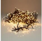  Karácsonyi 200 LED 20 méter melegfehér Füzér Plastic - 8 program Adapteres