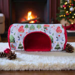  NYUSZISHOP. HU - XL Hengerházikó/bújó - Karácsonyi manós Ø27x50 cm