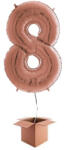Grabo Balon folie cifra rose gold umflat cu heliu 66cm