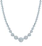 SAVICKI Colier argint zirconiu 40 cm
