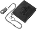  Gravírozható Bőr Pénztárca motoros Láncos Fekete A1MR1027/T Green : Gravírozva - Igen