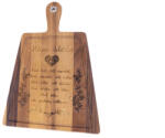  Házi áldás vágódeszka (trapéz alakú)