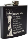  Gravírozott Az igazi apa flaska : Flaska méret - 9 oz