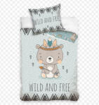 Ábránd Wild and feel - Macis ágyneműhuzat, 140x200 + 70x80 cm (100 % pamut)