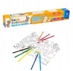 Astra AstraFUN festőtekercs 200x30 cm 12 zsírkréta, motívumok keveréke, 320024072 (320024072)